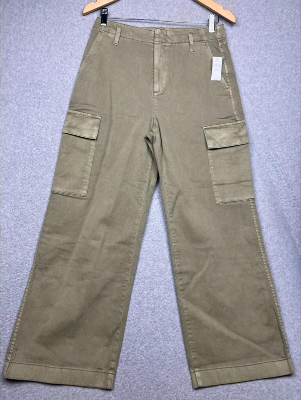 GAP 90's Baggy Loose BOHO Wide Leg Cargo Pants Petite 4 Minimal Grunge Y2k Urban
